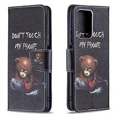 Coque Portefeuille Motif Fantaisie Livre Cuir Etui Clapet B01F pour Xiaomi Mi 11T 5G Gris Fonce