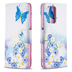 Coque Portefeuille Motif Fantaisie Livre Cuir Etui Clapet B01F pour Xiaomi Mi 11T Pro 5G Bleu