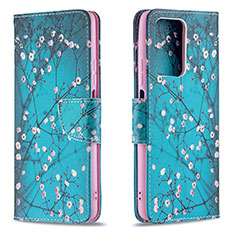 Coque Portefeuille Motif Fantaisie Livre Cuir Etui Clapet B01F pour Xiaomi Mi 11T Pro 5G Cyan