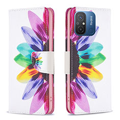 Coque Portefeuille Motif Fantaisie Livre Cuir Etui Clapet B01F pour Xiaomi Redmi 11A 4G Mixte