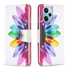 Coque Portefeuille Motif Fantaisie Livre Cuir Etui Clapet B01F pour Xiaomi Redmi Note 12 Turbo 5G Mixte