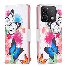 Coque Portefeuille Motif Fantaisie Livre Cuir Etui Clapet B01F pour Xiaomi Redmi Note 13 5G Colorful