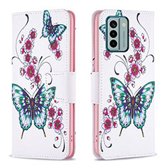 Coque Portefeuille Motif Fantaisie Livre Cuir Etui Clapet B03F pour Nokia G22 Colorful