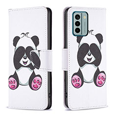 Coque Portefeuille Motif Fantaisie Livre Cuir Etui Clapet B03F pour Nokia G22 Mixte