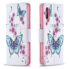 Coque Portefeuille Motif Fantaisie Livre Cuir Etui Clapet B03F pour Samsung Galaxy A02 Colorful