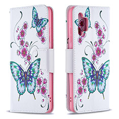 Coque Portefeuille Motif Fantaisie Livre Cuir Etui Clapet B03F pour Samsung Galaxy A32 4G Colorful