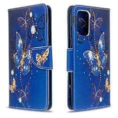 Coque Portefeuille Motif Fantaisie Livre Cuir Etui Clapet B03F pour Samsung Galaxy S20 Bleu Royal