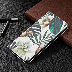 Coque Portefeuille Motif Fantaisie Livre Cuir Etui Clapet B03F pour Samsung Galaxy S22 5G Vert