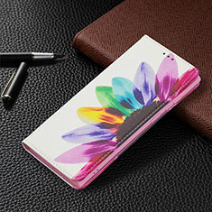 Coque Portefeuille Motif Fantaisie Livre Cuir Etui Clapet B03F pour Samsung Galaxy S24 Ultra 5G Colorful