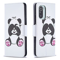 Coque Portefeuille Motif Fantaisie Livre Cuir Etui Clapet B03F pour Xiaomi Mi 11i 5G Blanc