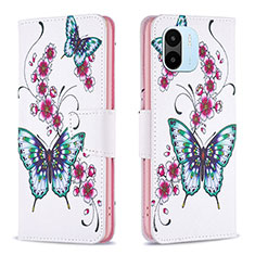 Coque Portefeuille Motif Fantaisie Livre Cuir Etui Clapet B03F pour Xiaomi Poco C51 Colorful