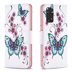 Coque Portefeuille Motif Fantaisie Livre Cuir Etui Clapet B03F pour Xiaomi Redmi Note 11 4G (2022) Colorful