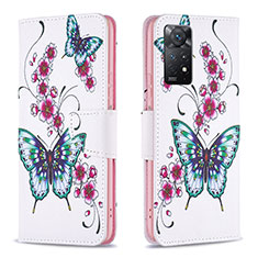 Coque Portefeuille Motif Fantaisie Livre Cuir Etui Clapet B03F pour Xiaomi Redmi Note 12 Pro 4G Colorful