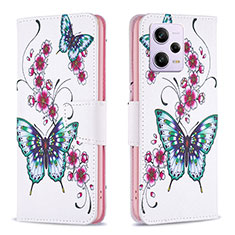 Coque Portefeuille Motif Fantaisie Livre Cuir Etui Clapet B03F pour Xiaomi Redmi Note 12 Pro 5G Colorful