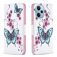 Coque Portefeuille Motif Fantaisie Livre Cuir Etui Clapet B03F pour Xiaomi Redmi Note 12 Turbo 5G Colorful