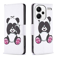 Coque Portefeuille Motif Fantaisie Livre Cuir Etui Clapet B03F pour Xiaomi Redmi Note 13 Pro+ Plus 5G Mixte