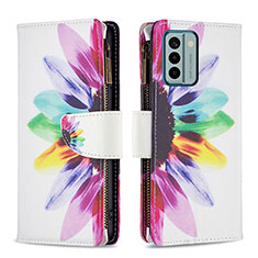 Coque Portefeuille Motif Fantaisie Livre Cuir Etui Clapet B04F pour Nokia G22 Mixte