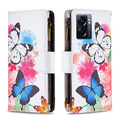 Coque Portefeuille Motif Fantaisie Livre Cuir Etui Clapet B04F pour Oppo K10 5G India Colorful