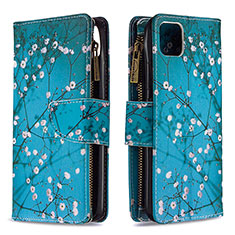 Coque Portefeuille Motif Fantaisie Livre Cuir Etui Clapet B04F pour Realme C20 Cyan