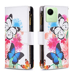 Coque Portefeuille Motif Fantaisie Livre Cuir Etui Clapet B04F pour Realme C30s Colorful