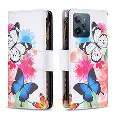 Coque Portefeuille Motif Fantaisie Livre Cuir Etui Clapet B04F pour Realme C31 Colorful