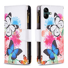 Coque Portefeuille Motif Fantaisie Livre Cuir Etui Clapet B04F pour Samsung Galaxy A04 4G Colorful