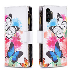 Coque Portefeuille Motif Fantaisie Livre Cuir Etui Clapet B04F pour Samsung Galaxy A13 4G Colorful