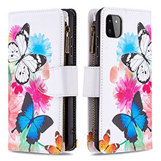 Coque Portefeuille Motif Fantaisie Livre Cuir Etui Clapet B04F pour Samsung Galaxy A22s 5G Colorful