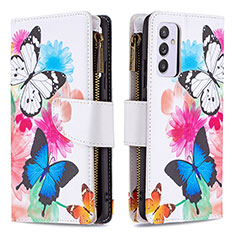 Coque Portefeuille Motif Fantaisie Livre Cuir Etui Clapet B04F pour Samsung Galaxy A54 5G Colorful