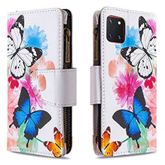 Coque Portefeuille Motif Fantaisie Livre Cuir Etui Clapet B04F pour Samsung Galaxy A81 Colorful