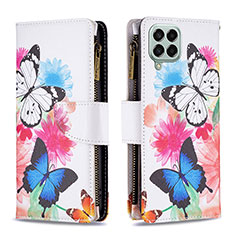 Coque Portefeuille Motif Fantaisie Livre Cuir Etui Clapet B04F pour Samsung Galaxy M33 5G Colorful