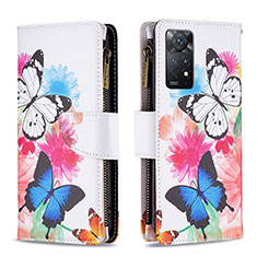 Coque Portefeuille Motif Fantaisie Livre Cuir Etui Clapet B04F pour Xiaomi Redmi Note 12 Pro 4G Colorful