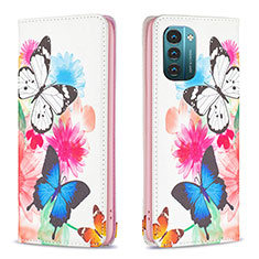 Coque Portefeuille Motif Fantaisie Livre Cuir Etui Clapet B05F pour Nokia G11 Colorful