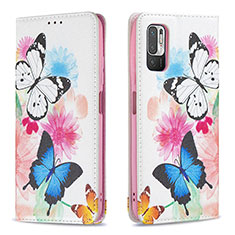 Coque Portefeuille Motif Fantaisie Livre Cuir Etui Clapet B05F pour Xiaomi Redmi Note 11 SE 5G Colorful