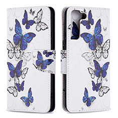 Coque Portefeuille Motif Fantaisie Livre Cuir Etui Clapet B09F pour Samsung Galaxy S21 5G Mixte