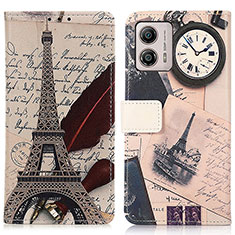 Coque Portefeuille Motif Fantaisie Livre Cuir Etui Clapet D02Y pour Motorola Moto G53 5G Mixte