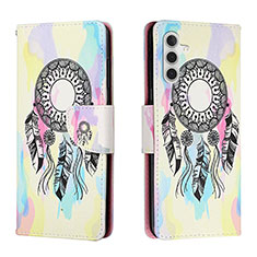 Coque Portefeuille Motif Fantaisie Livre Cuir Etui Clapet H01X pour Samsung Galaxy A04s Colorful