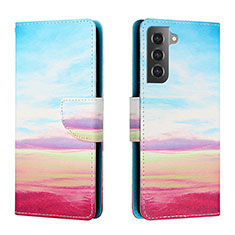 Coque Portefeuille Motif Fantaisie Livre Cuir Etui Clapet H02X pour Samsung Galaxy S23 5G Colorful