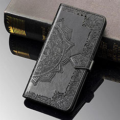 Coque Portefeuille Motif Fantaisie Livre Cuir Etui Clapet L02 pour Xiaomi Mi 11 Lite 5G Noir