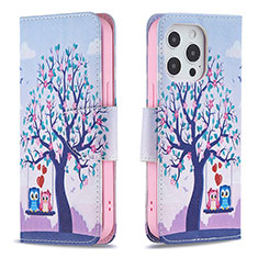 Coque Portefeuille Motif Fantaisie Livre Cuir Etui Clapet L07 pour Apple iPhone 14 Pro Max Mixte