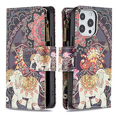 Coque Portefeuille Motif Fantaisie Livre Cuir Etui Clapet pour Apple iPhone 15 Pro Max Mixte