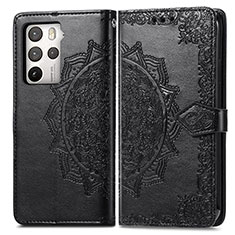 Coque Portefeuille Motif Fantaisie Livre Cuir Etui Clapet pour HTC U23 Pro 5G Noir