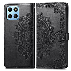 Coque Portefeuille Motif Fantaisie Livre Cuir Etui Clapet pour Huawei Honor 70 Lite 5G Noir