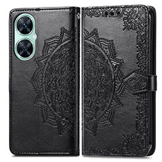 Coque Portefeuille Motif Fantaisie Livre Cuir Etui Clapet pour Huawei Nova 11i Noir