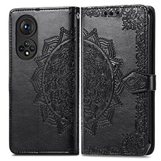 Coque Portefeuille Motif Fantaisie Livre Cuir Etui Clapet pour Huawei Nova 9 Pro Noir