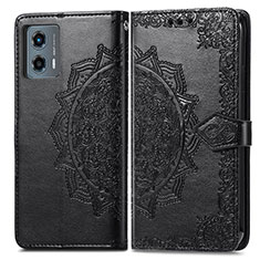 Coque Portefeuille Motif Fantaisie Livre Cuir Etui Clapet pour Motorola Moto G 5G (2023) Noir