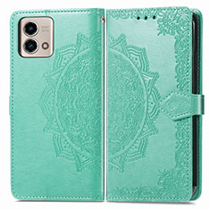 Coque Portefeuille Motif Fantaisie Livre Cuir Etui Clapet pour Motorola Moto G Stylus (2023) 4G Vert