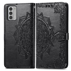 Coque Portefeuille Motif Fantaisie Livre Cuir Etui Clapet pour Nokia G42 5G Noir