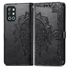 Coque Portefeuille Motif Fantaisie Livre Cuir Etui Clapet pour OnePlus 9R 5G Noir