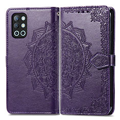 Coque Portefeuille Motif Fantaisie Livre Cuir Etui Clapet pour OnePlus 9R 5G Violet